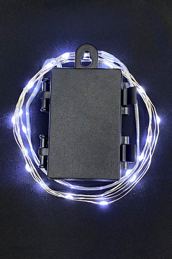 Электрогирлянда Роса 5 м 50-LED-LN-W-3AA-IP44
