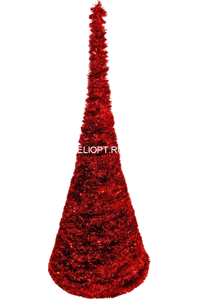 Конус с мишурой 