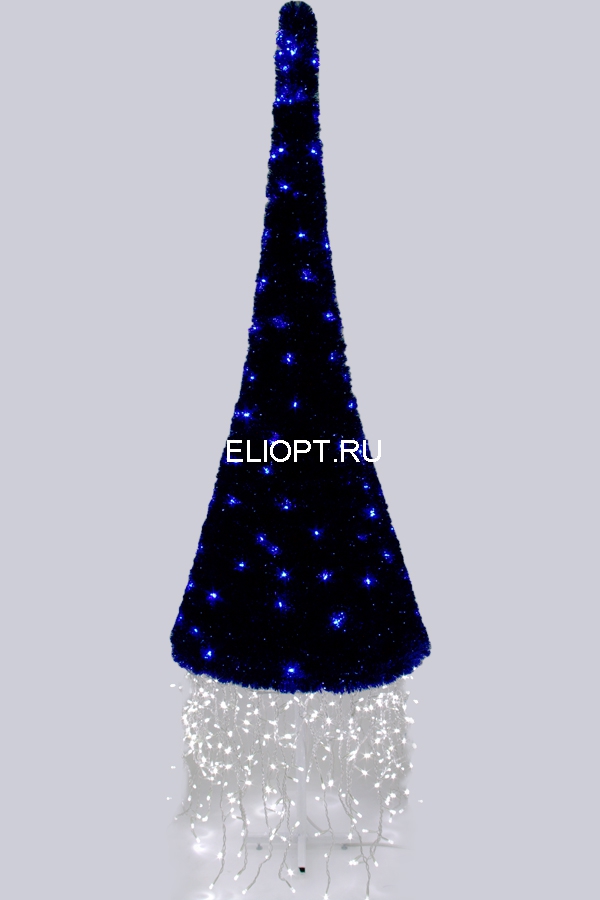 Световая фигура Конус с бахрамой 190см