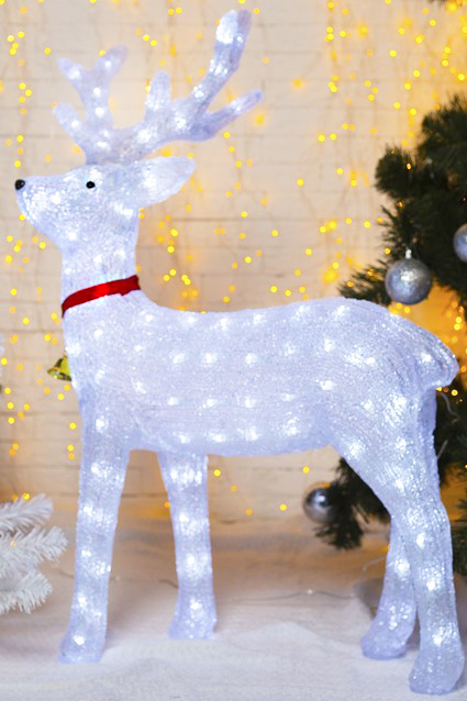 Световая фигура Олень голова влево 100см 3613097