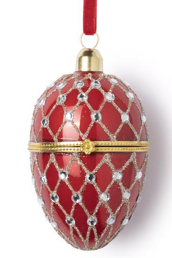 Красное Яйцо со стразами В16685