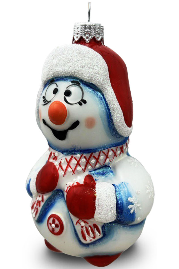 Елочная игрушка Снеговик Гек ЛФС-25005