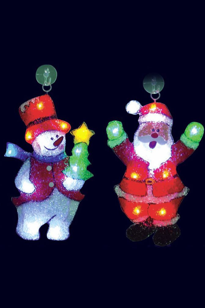 Световая фигура Снеговик и Санта PKQE08SWS21/31/1