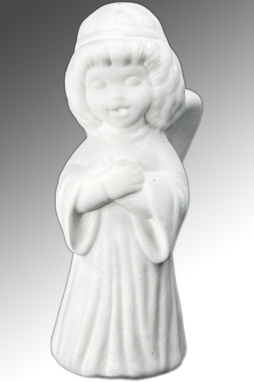 Фарфоровая елочная игрушка Ангел 11,5 см  ЗВФ-АН